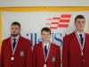 Auto Tech SkillsUSA Members, from L-to-R: Chris Combs (Secretary and Opening and Closing Ceremony Participant); Alex Hurt (Historian, Opening and Closing Ceremony team, and 2nd Place winner); and Dustin Robinson (Parliamintarian and Opening and Closing Ceremony Team)